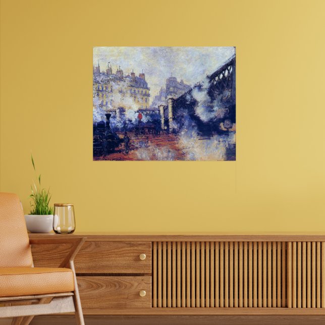 Affiche Le Pont de l'Europe, Gare Saint-Lazare, (Salon 2)