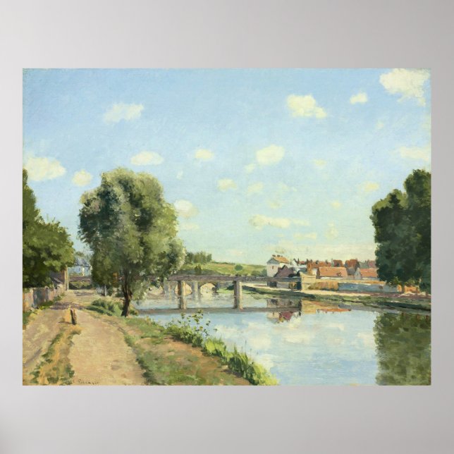 Affiche Le Pont Du Chemin De Fer Camille Pissarro (Devant)