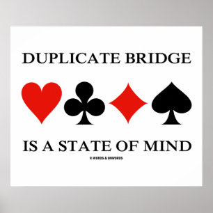 Affiche Le Pont Dupliqué Est Un État D'Esprit (Costumes De