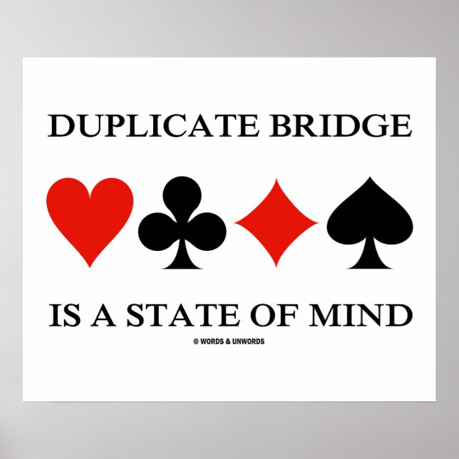 Affiche Le Pont Dupliqué Est Un État D'Esprit (Costumes De (Devant)
