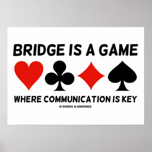 Affiche Le pont est un jeu où la communication est clé