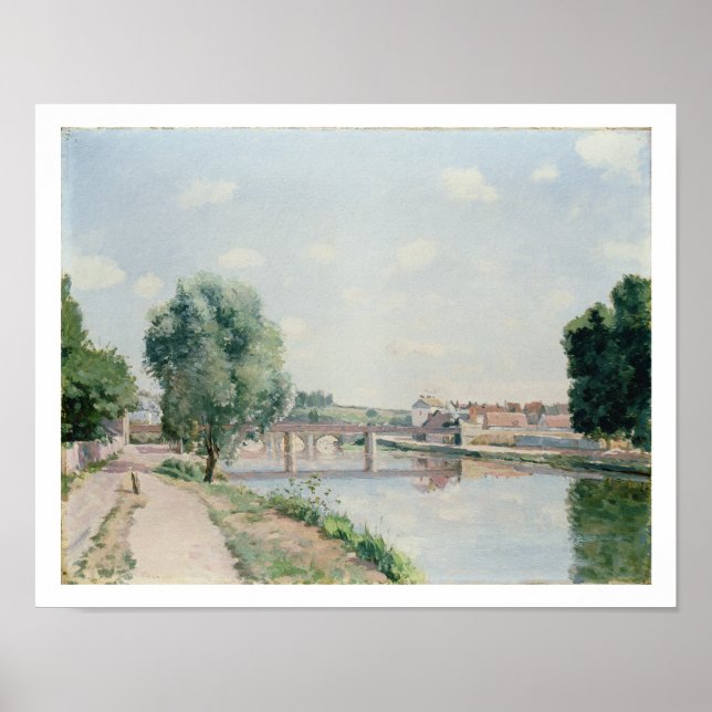 Affiche Le pont ferroviaire, Pontoise (Devant)