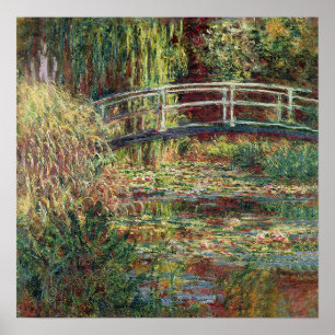 Affiche Le pont japonais Claude Monet
