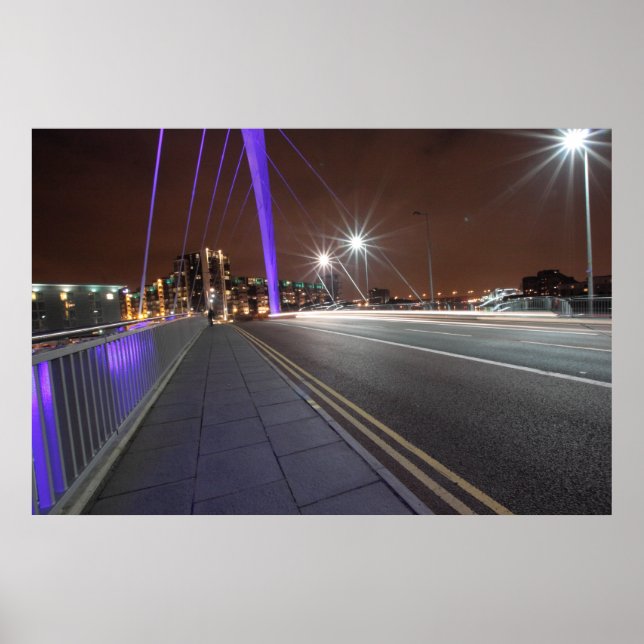 Affiche Le pont Squinty, Glasgow (Devant)