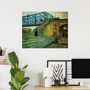 Affiche Le pont Trinquetaille par Vincent van Gogh