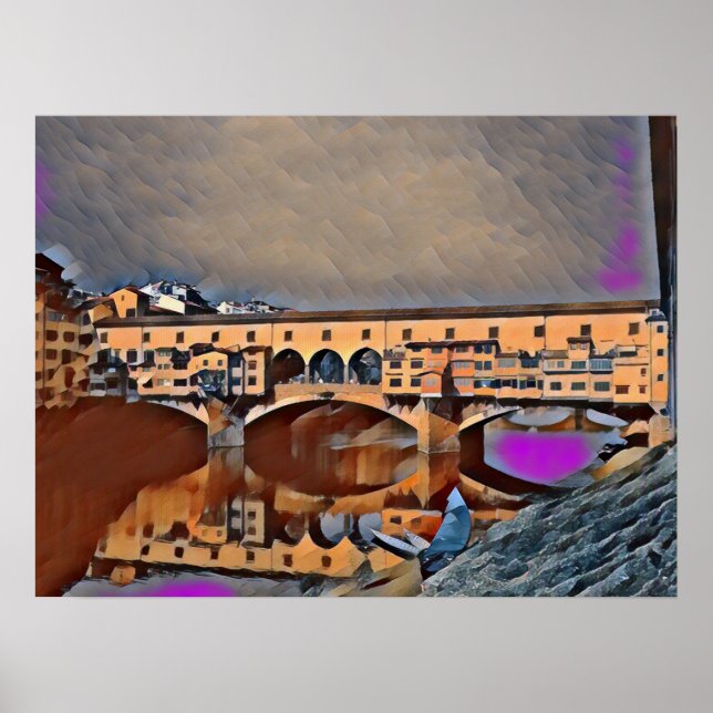 Affiche Le Ponte Vecchio (Devant)