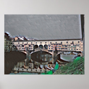 Affiche Le Ponte Vecchio