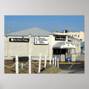 Affiche Le Pony de Pierre à Asbury Park NJ