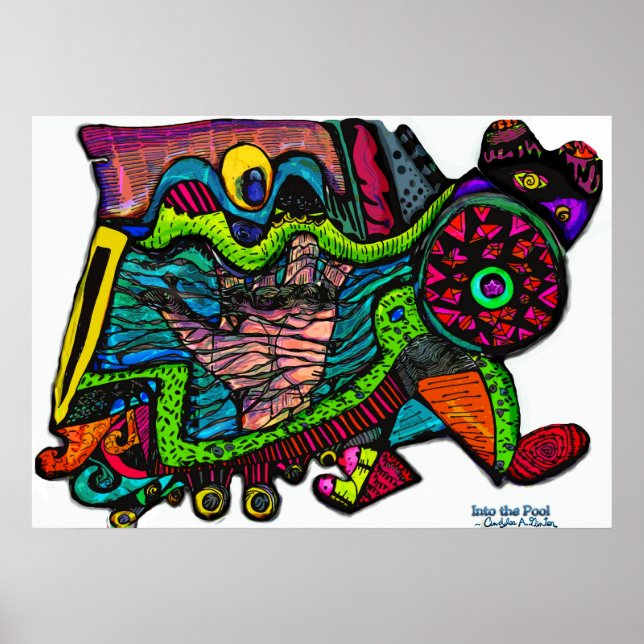 Affiche Le Pool de la Création stephen roi inspiré image (Devant)