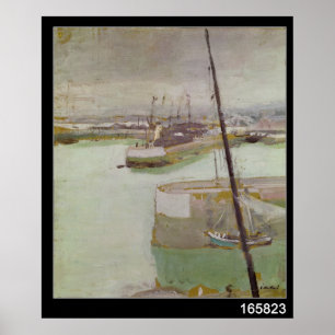 Affiche Le port de Honfleur, 1919