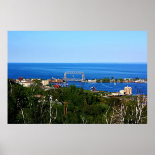 Affiche Le port de l'horizon