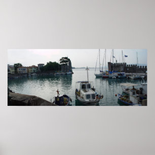 Affiche Le port de Nafpaktos