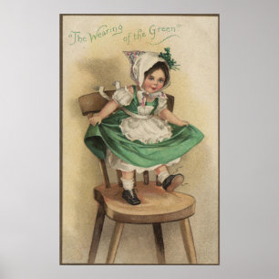 Affiche Le port du vert