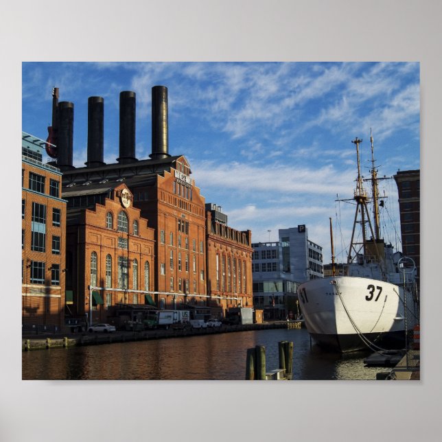 Affiche Le port intérieur (Devant)