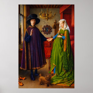 Affiche Le Portrait Arnolfini de Jan van Eyck