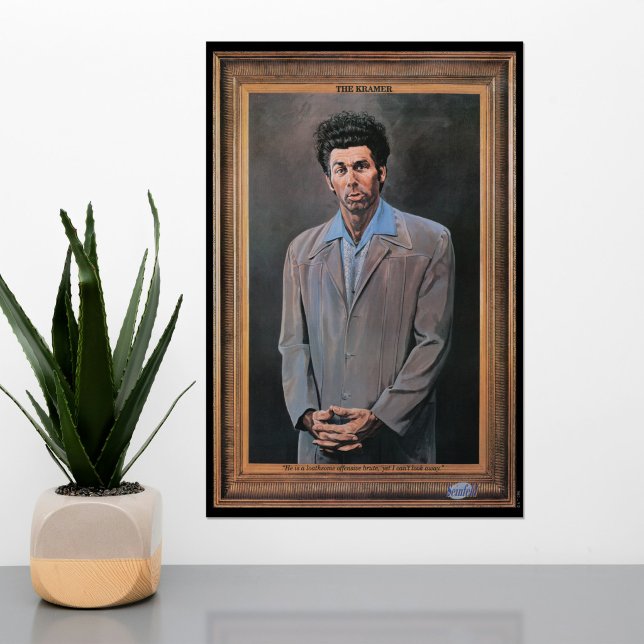 Affiche Le Portrait de Kramer (Poster on wall)