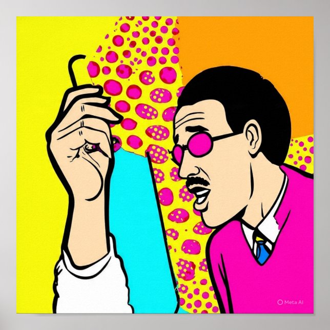 Affiche Le portrait de la pizza (Devant)