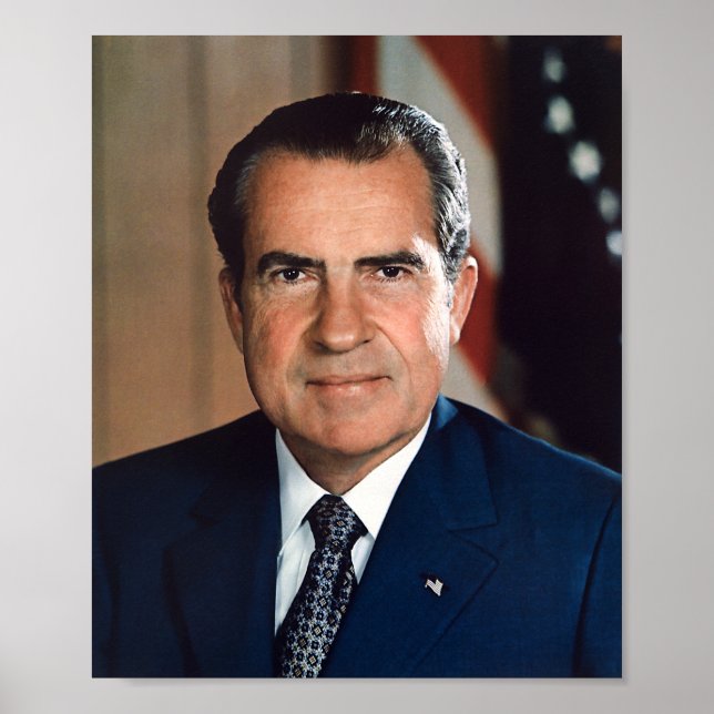 Affiche Le portrait du président Richard Nixon (Devant)