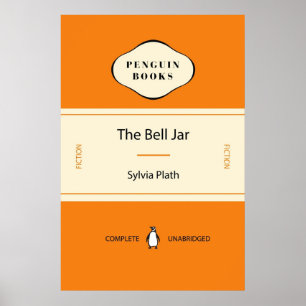 Affiche Le pot Bell par Sylvia Plath Penguin Classic Cover