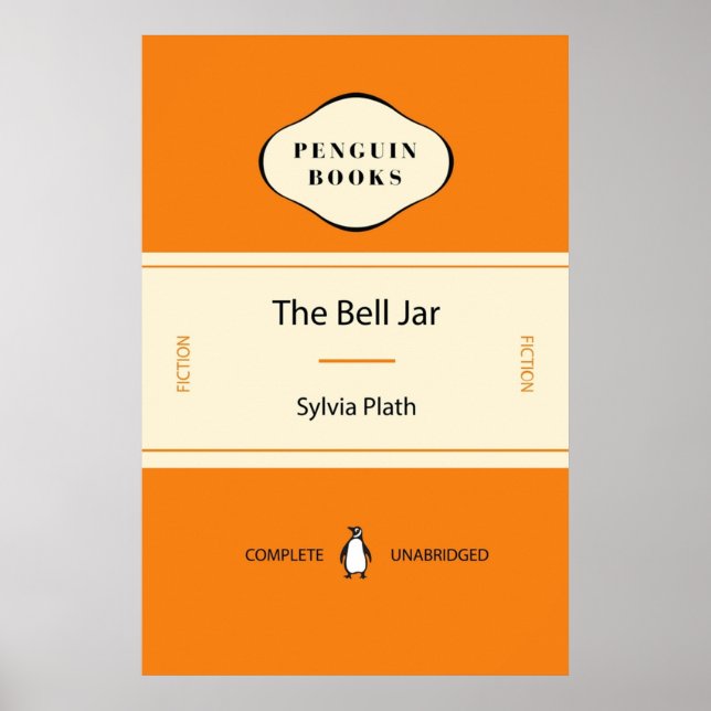 Affiche Le pot Bell par Sylvia Plath Penguin Classic Cover (Devant)