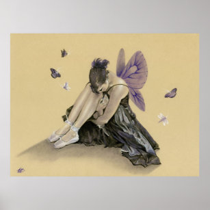 Posters Affiches Toiles Fee Triste Zazzle Fr