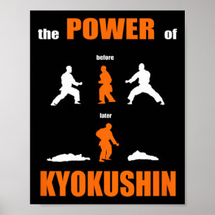 Affiche Le Pouvoir De Kyokushin Fière Karate Design Pour K