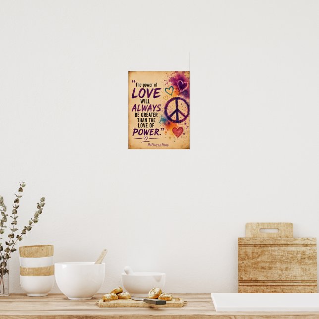 AFFICHE LE POUVOIR DE L'AMOUR (Cuisine)