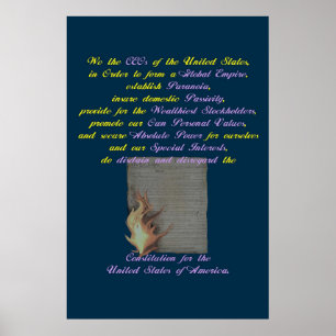 Affiche Le préambule réécrit