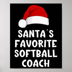 Affiche Le préféré du Père Noël de Noël, Softll Coach drôl