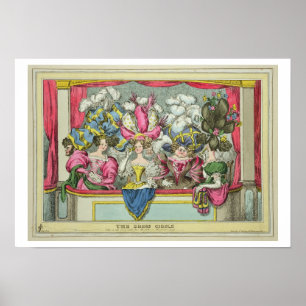 Affiche Le premier balcon, édité par Thomas McLean, Lond