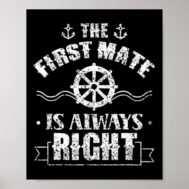 Affiche Le Premier Officier a Toujours Raison Navire Batea (Devant)