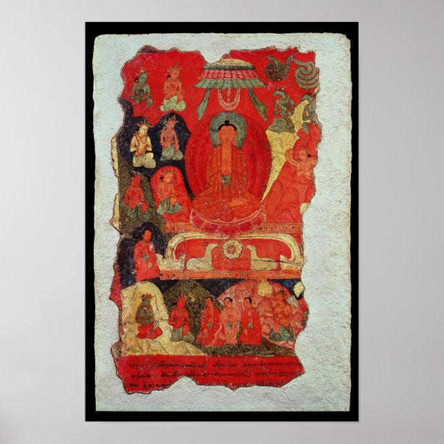 Affiche Le premier sermon de Bouddha (Devant)