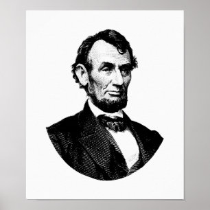 Affiche Le Président Abraham Lincoln Graphic