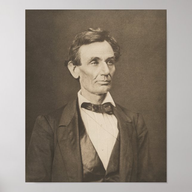 Affiche Le Président Abraham Lincoln — Guerre civile (Devant)