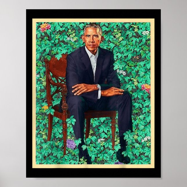 Affiche Le président Barack Obama 2028 Portrait Patriotiqu (Devant)