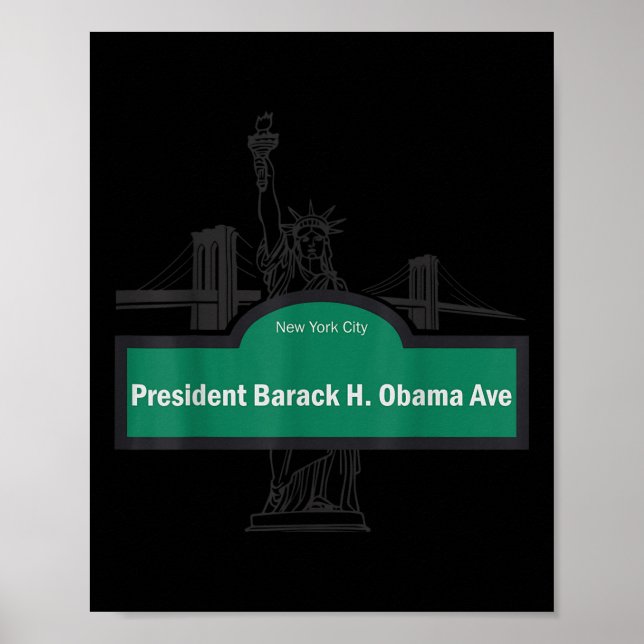 Affiche Le Président Barack Obama Ave. (Devant)