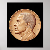 Le président Barack Obama Médaille Coin Chemise No