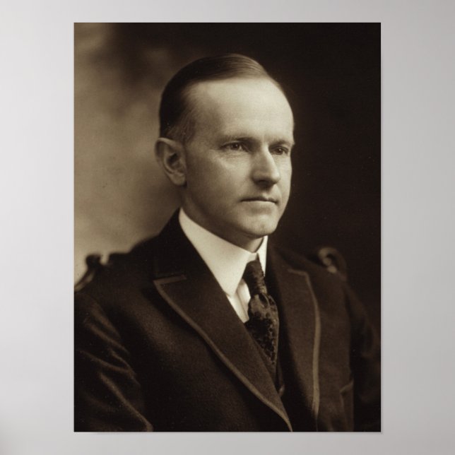 Affiche Le président Calvin Coolidge (Devant)