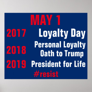 Affiche Le président d'atout pendant la vie résistent