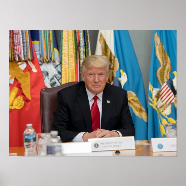 Affiche Le président Donald Trump (Devant)