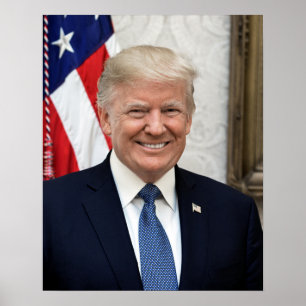 Affiche Le président Donald Trump
