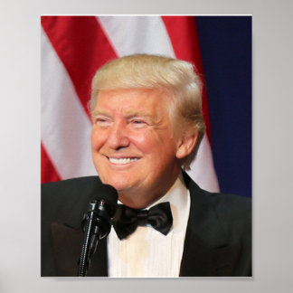 Affiche Le Président Donald Trump À Son Inauguration