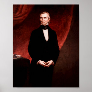 Affiche Le Président James K. Portrait de Polk