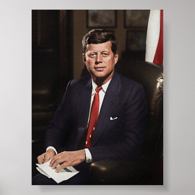 Affiche Le président John F. Kennedy (Devant)