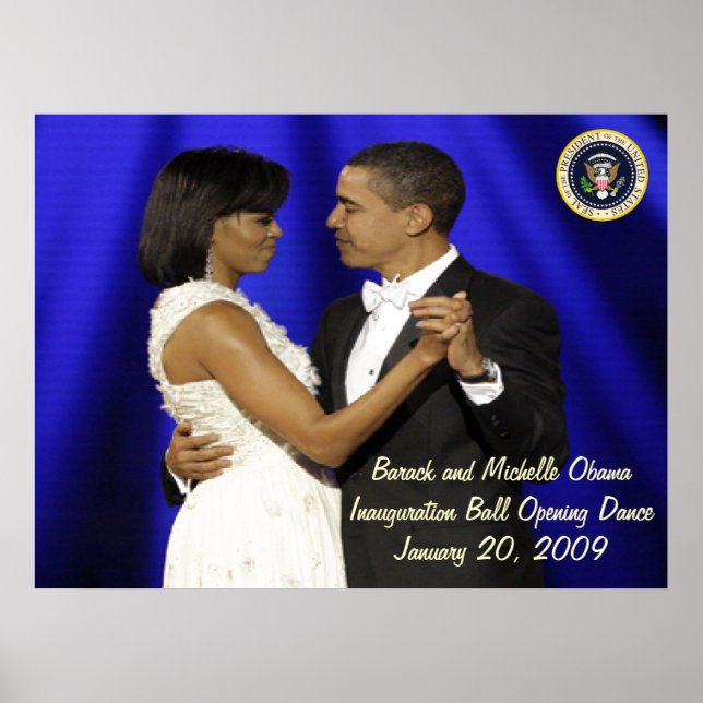 Affiche Le Président Obama inaugure la danse d'ouverture d (Devant)