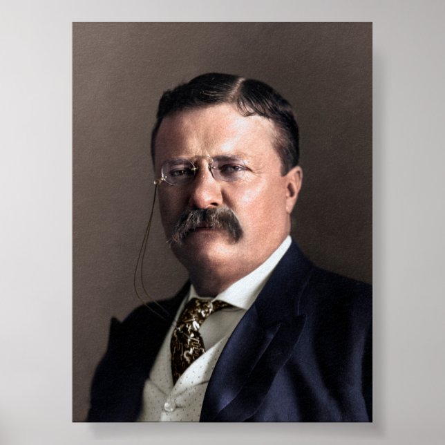 Affiche Le président Theodore Roosevelt (Devant)