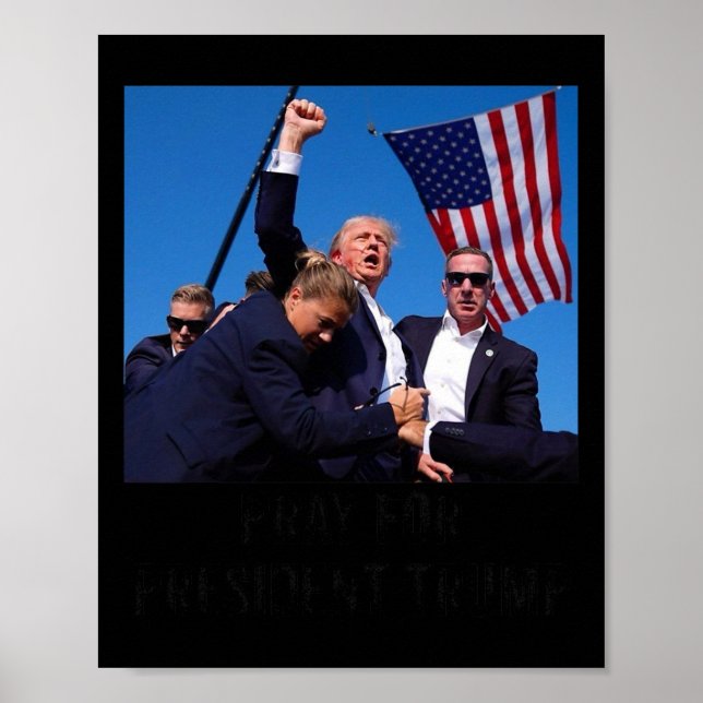 Affiche Le président Trump2 (Devant)
