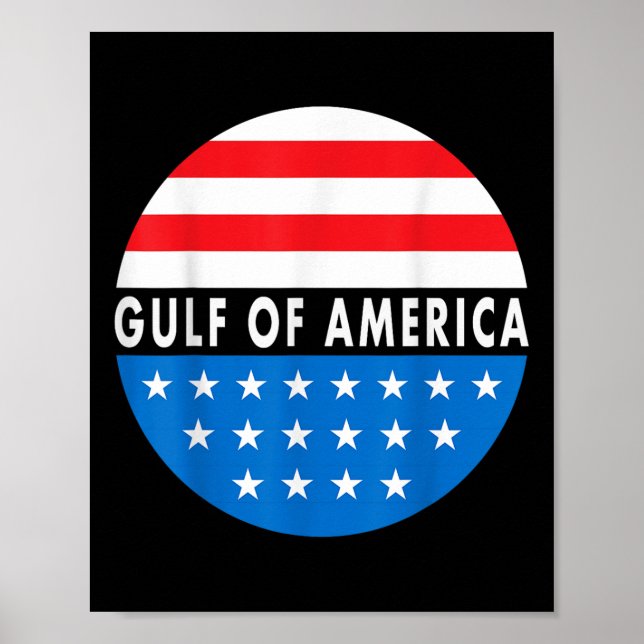 Affiche Le Président Trump 2025 Du Golfe Des États-Unis _2 (Devant)