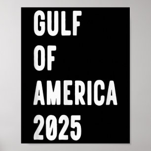 Affiche Le Président Trump 2025 Du Golfe Des États-Unis _6