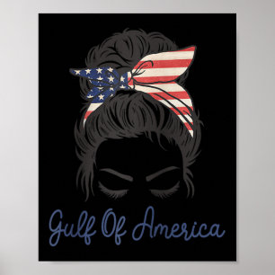 Affiche Le Président Trump Du Golfe Des États-Unis 2025 Ra